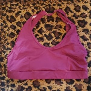Burgandy half top. BALERA size is XL.